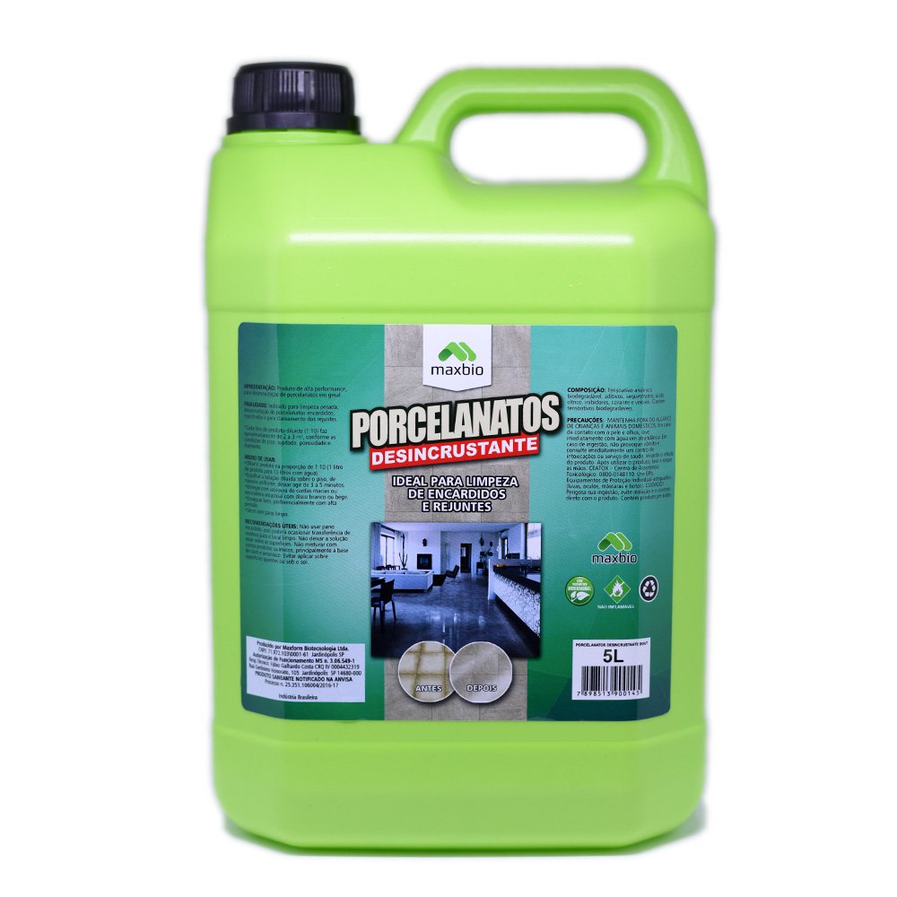 Porcelanatos Desincrustrante 5 Lt